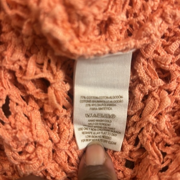 Free People Crashing Waves Cotton Pullover, sz Medium - Picture 8 of 11